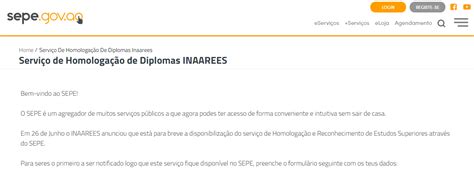 inares|INAAREES já permite homologação de diplomas sem sair de casa.